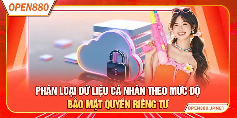 Phân loại dữ liệu cá nhân theo mức độ bảo mật quyền riêng tư