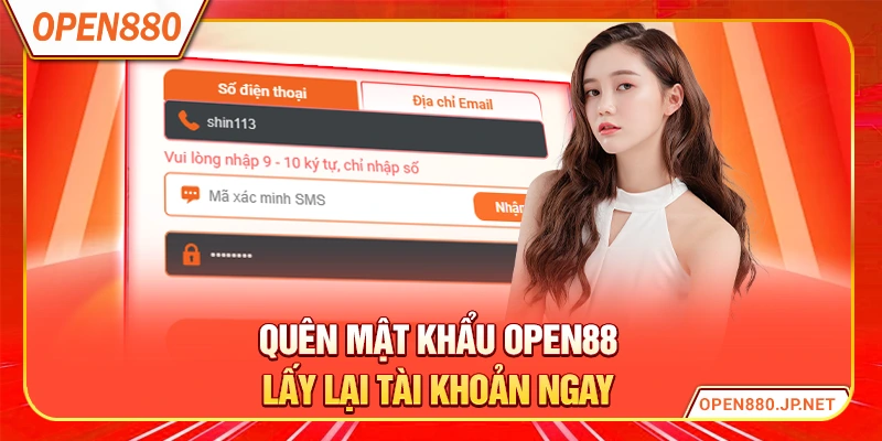Quên Mật Khẩu OPEN88