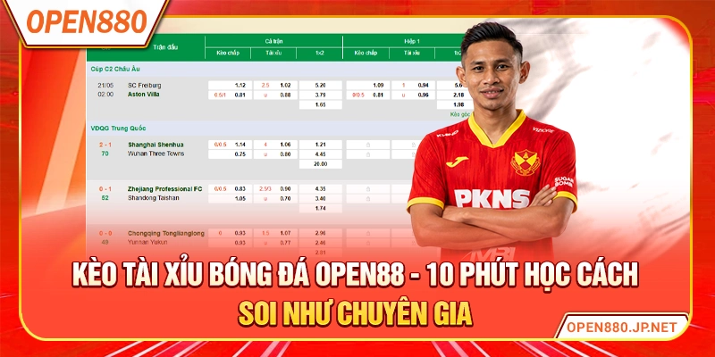 Kèo tài xỉu bóng đá OPEN88
